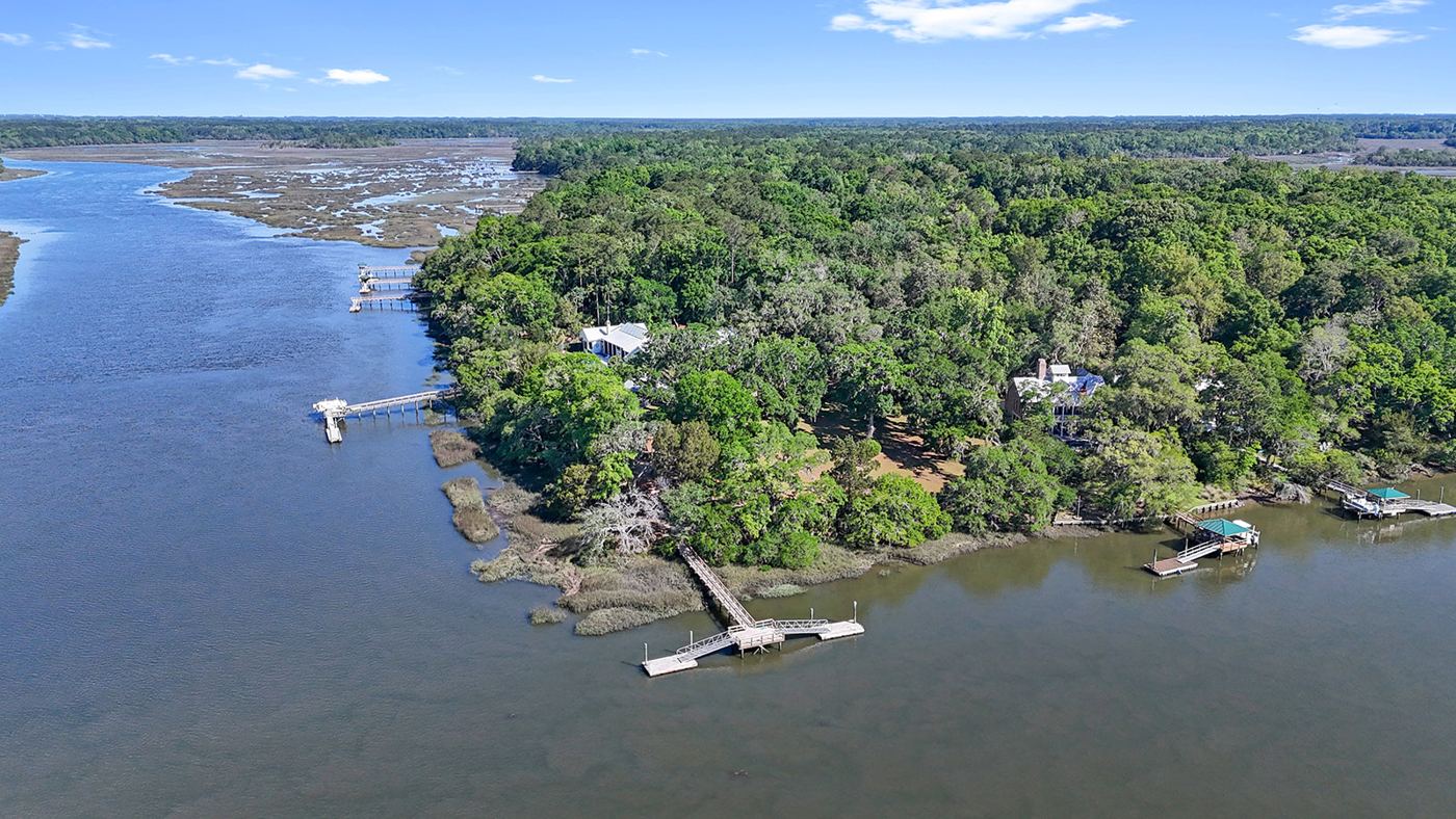Present-day marsh and maritime landscape at Bull Point